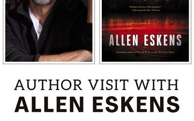 Author Allen Eskens, Nov. 7